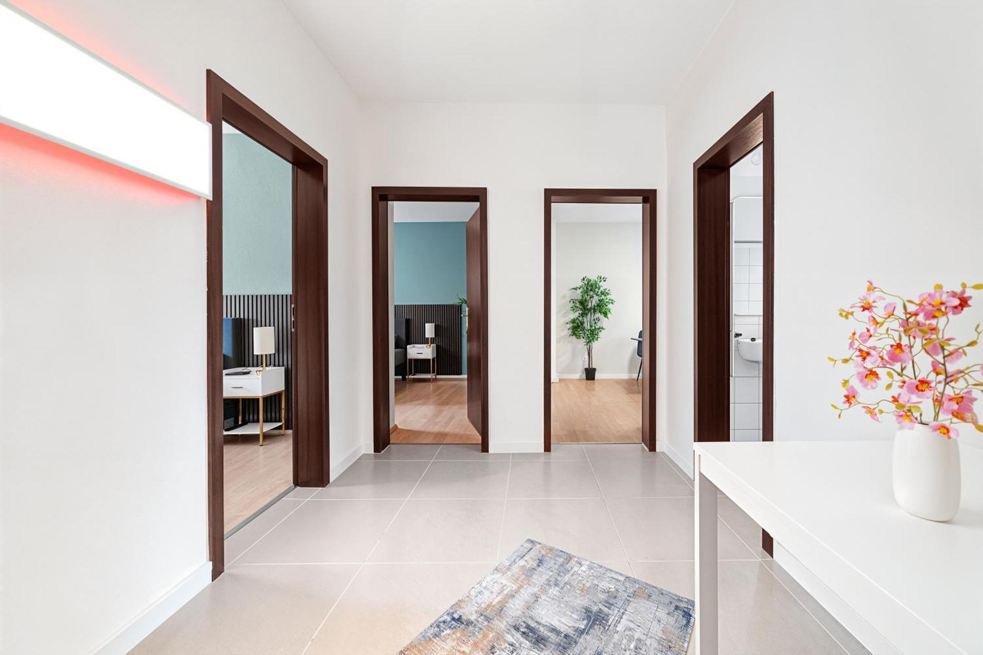 Smart Home - Essen - Perfect For 5 Guests! Central - Balcony - Netflix - Free Parking Zone Exterior foto